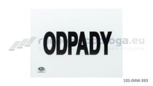 Tablica TI-R/ODPADY/Z gładka 400×300