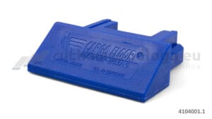 Końcówka z tworzywa sztucznego, niebieska, do profilu 112 mm