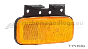 Lampa obrysowa FT-075 12-36V pomarańczowa na kątowniku