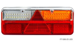 Lampa tylna KINGPOINT LED 12-36V, 6-funkcyjna, PRAWA