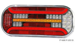 Lampa tylna FT-600 LED 12-36V, PRAWA