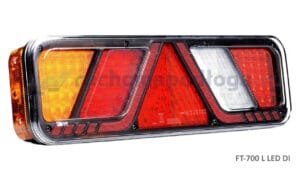 Lampa tylna FT-700 24V, 6-funkcyjna LEWA