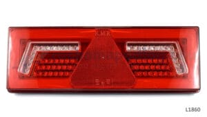 Lampa tylna KMR1 96 LED 12/24 V z trójkątem PRAWA