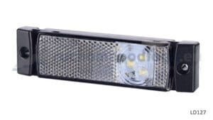 Lampa obrysowa LD 127 biała