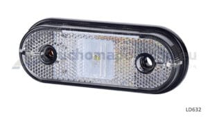 Lampa obrysowa LD 632 biała