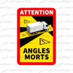 Naklejka ANGLES MORTS “Martwe pole”