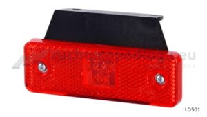 Lampa obrysowa z wieszakiem LD 501 czerwona