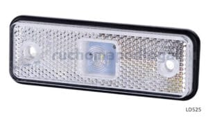 Lampa obrysowa z podkładką gumową LD 525 biała