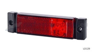 Lampa obrysowa LD 129 czerwona