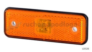 Lampa obrysowa z podkładką gumową LD 526 pomarańczowa