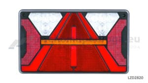 Lampa zespolona lewa STRADA z trójkątem LZD 2820