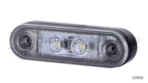 Lampa obrysowa LD 956 biała z podkładkami niską i wysoką 12/24V