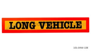 Tablica TI-R/LONG VEHICLE 200x1130