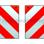 Tablica TI-PG/W 423x423 odblask fluor