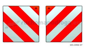 Tablica TI-PG/W 423x423 odblask fluor