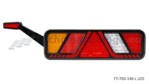 Lampa tylna FT-700 24V, 6-funkcyjna z lampą obrysową LEWA