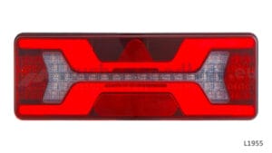 Lampa tylna KMR7 140 LED 12/24V z trójkątem LEWA