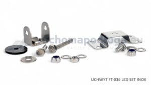 Kompletny zestaw mocujący z blachy INOX do lamp FT-036 LED
