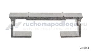Listwa podłogowa Cargo Floor 112/10mm żebrowana DS